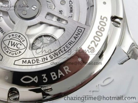 MIROTIME 0212 Portuguese Chrono IW3716 Z+F 1:1 Best Edition White Dial on Gray Rubber Strap A WrinkleFree 7014